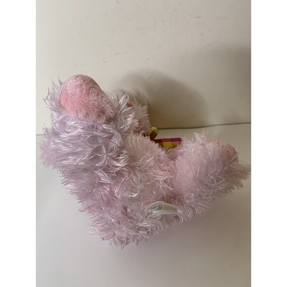 E & J Classics Pink Shaggy Luv Bunny Rabbit Plush 78-5170 Current - Picture 6 of 7